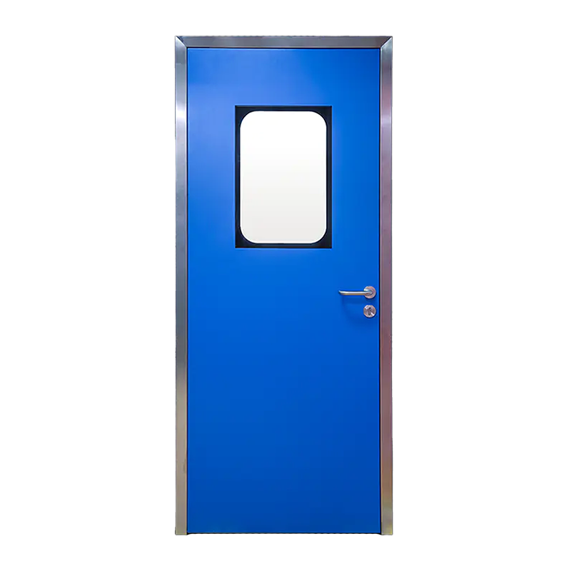 Porta in acciaio con struttura in acciaio inossidabile