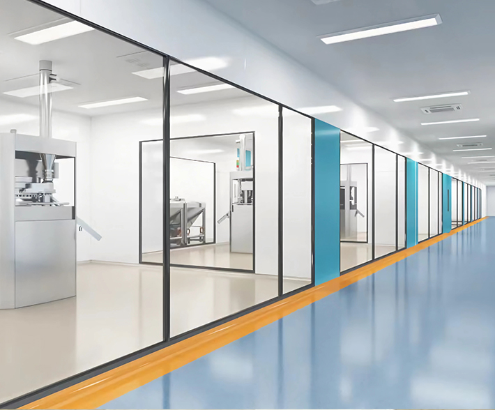 Finestre per camere bianche