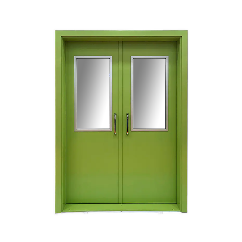 Porte metalliche del reparto ospedaliero